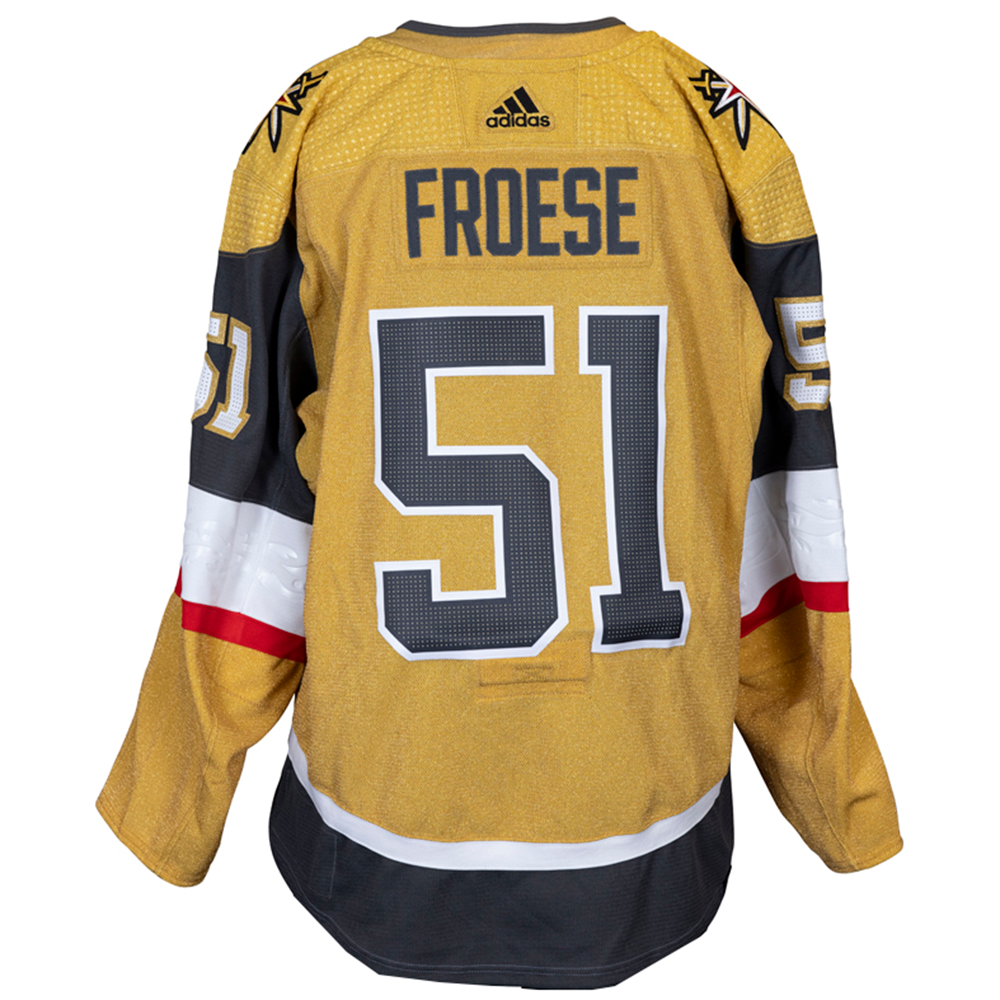 Game-Issued: #51 Byron Froese 2023-2024 Stanley Cup Playoff