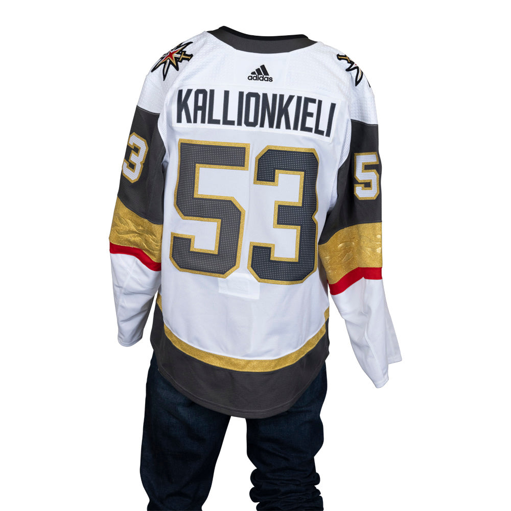 Game-Issued: #53 Marcus Kallionkelli 2021-2022 Preseason