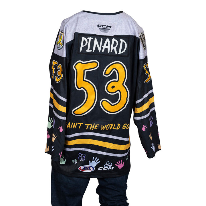 Game-Issued: #53 Simon Pinard 2023-2024 CCSD Jersey - 363