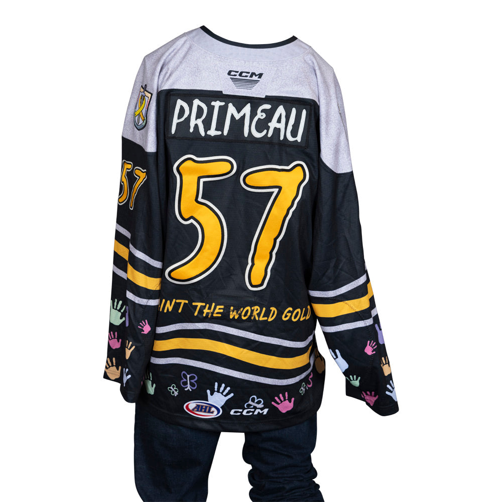 Game-Issued: #57 Mason Primeau 2023-2024 CCSD Jersey - 365