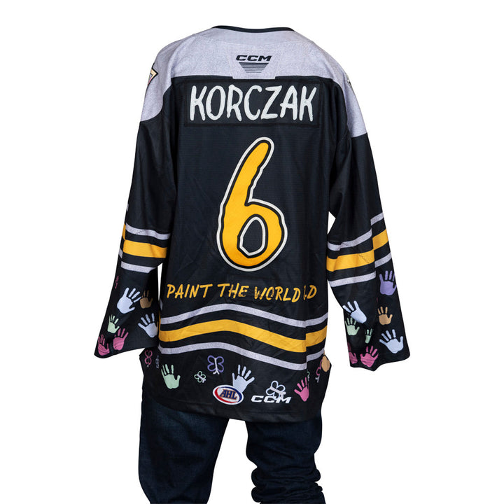 Game-Issued: #6 Kaedan Korczak 2023-2024 CCSD Jersey - 373