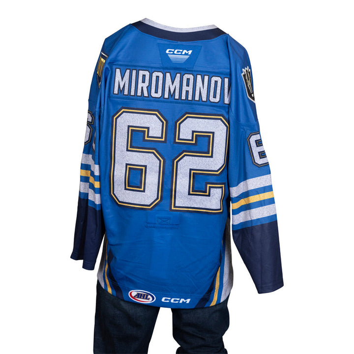 Game-Issued: #62 Daniil Miromanov 2023-2024 Nevada Day