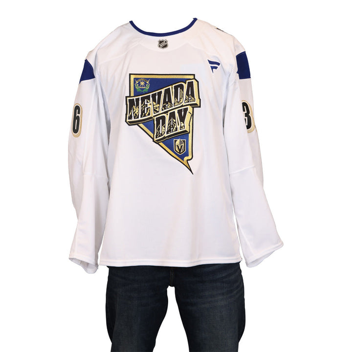 Game-Issued: #62 Raphael Lavoie 2024-2025 Nevada Day Jersey