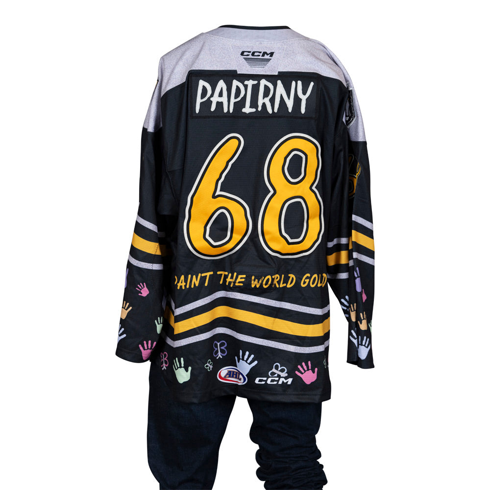 Game-Issued: #68 Jordan Papirny 2023-2024 CCSD Jersey - 368