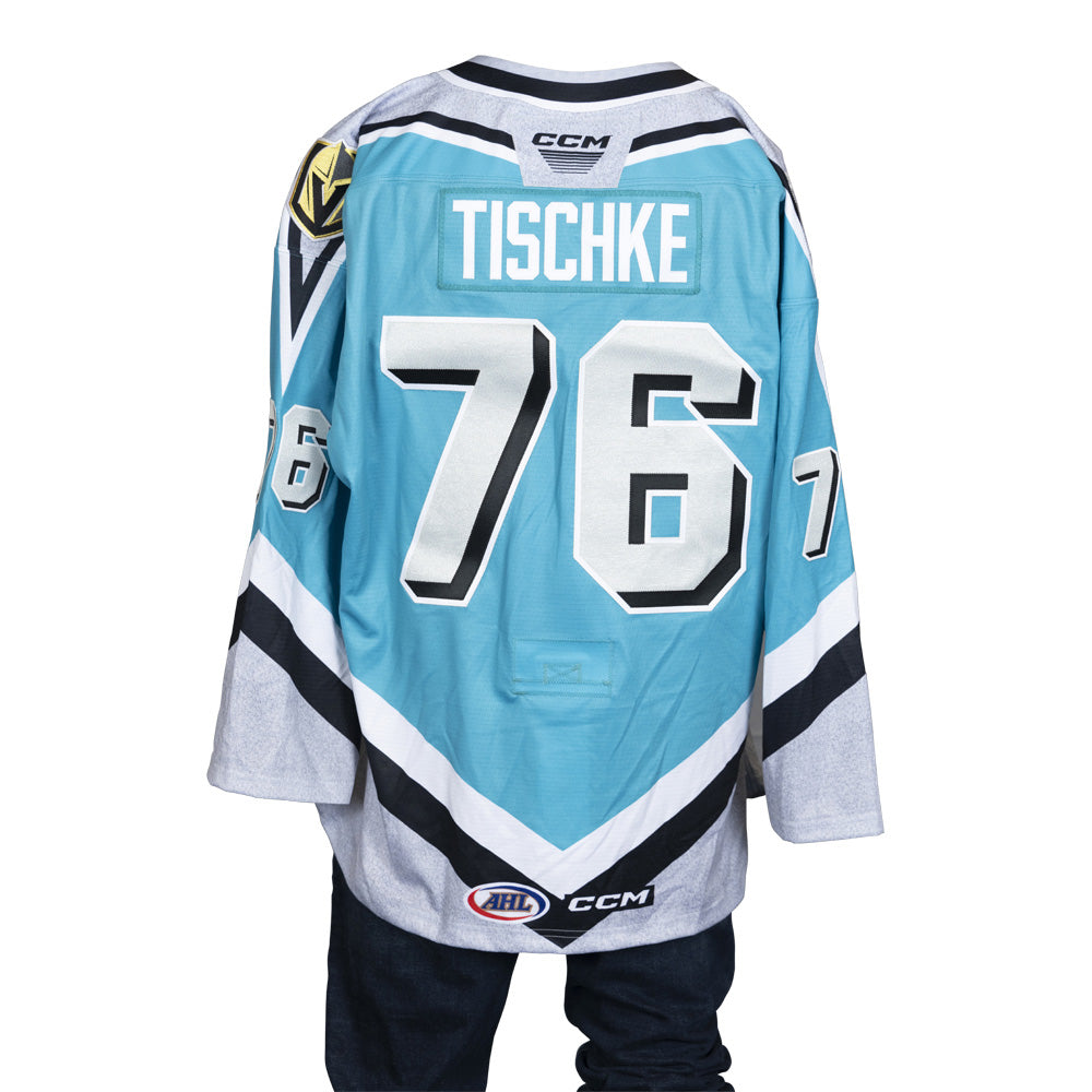 Game-Issued: #76 Peter Tischke 2023-2024 Thunder Knight