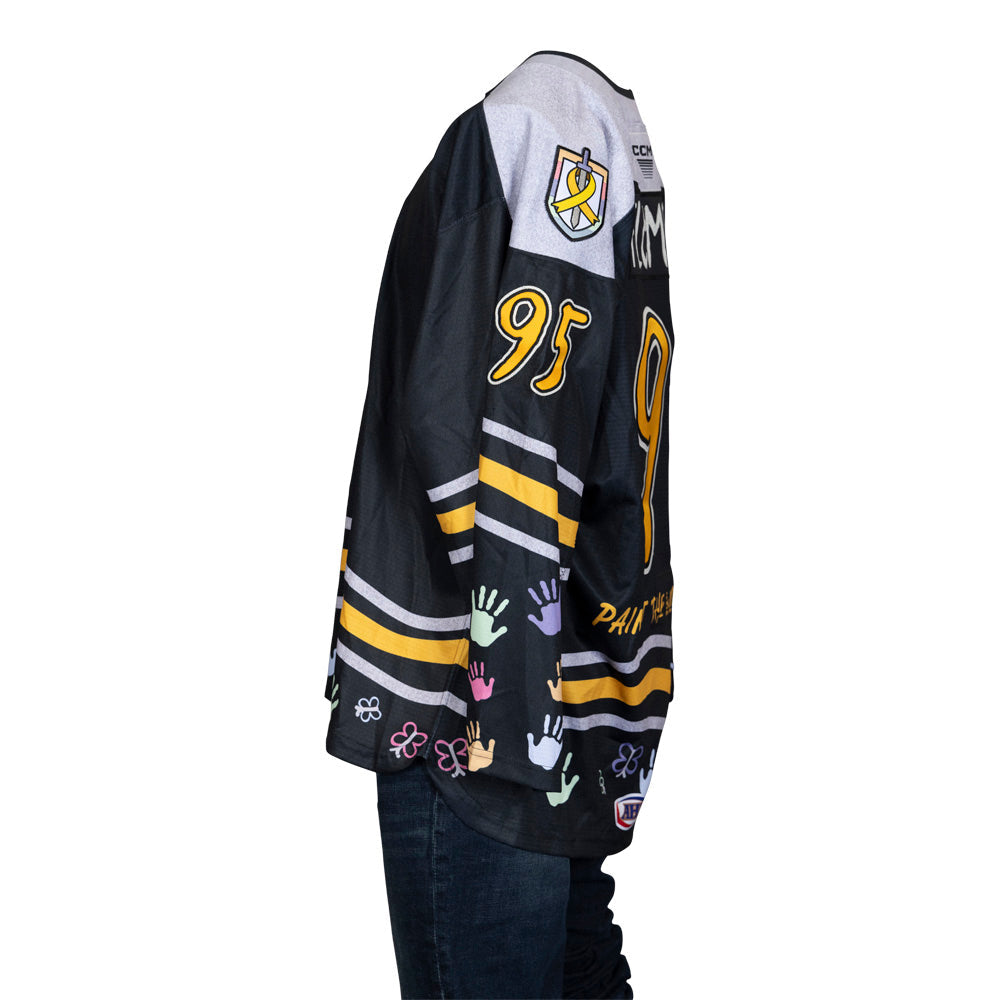 Game-Issued: #95 Joe Fleming 2023-2024 CCSD Jersey - 372