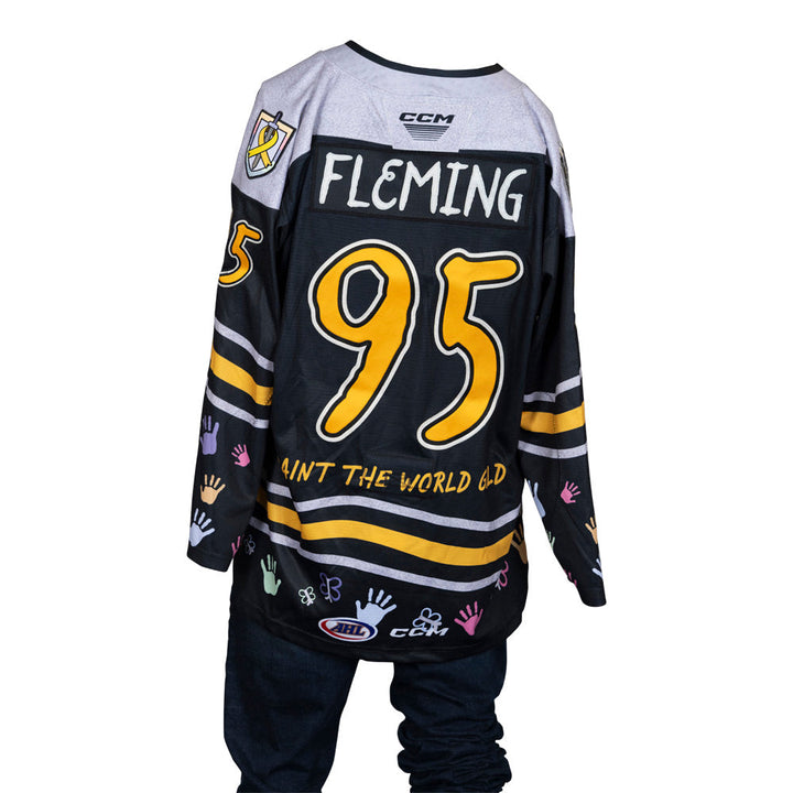 Game-Issued: #95 Joe Fleming 2023-2024 CCSD Jersey - 372