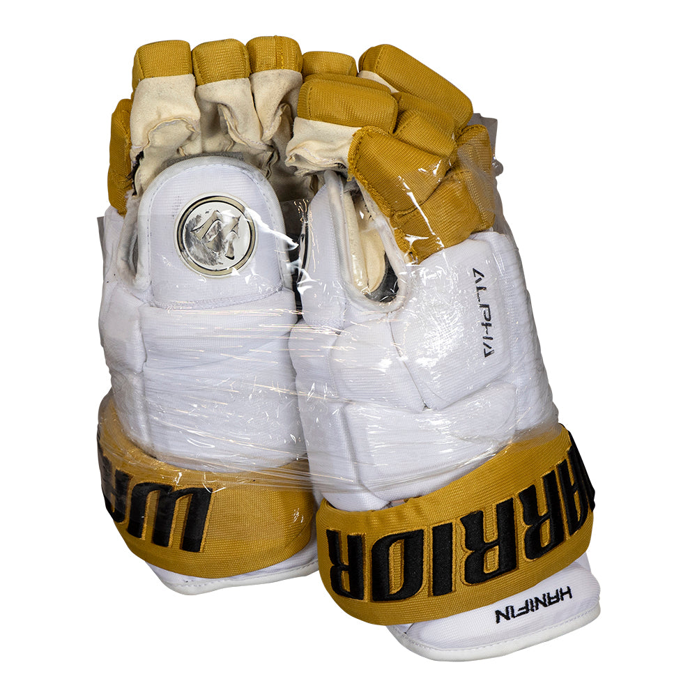 Game-Used: #15 Noah Hanifin 2024-25 Gloves - 17976 - Gloves