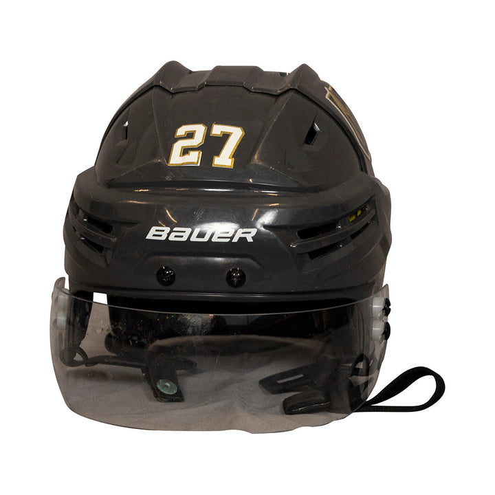 Game-Used: #27 Shea Theodore 2020-2021 Helmet - 18511