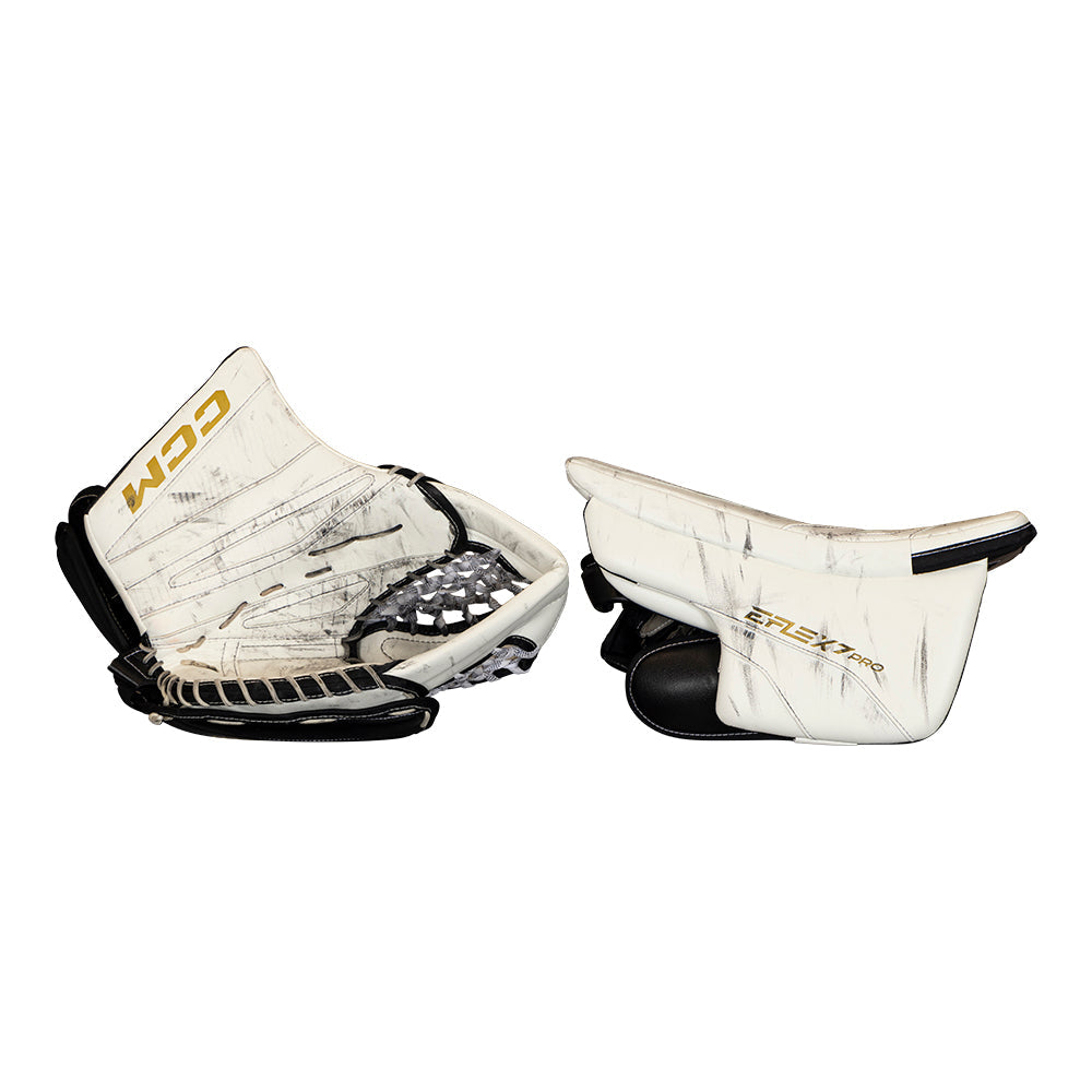 Game-Used: #30 Carl Lindbom Glove and Blocker - 17972 &