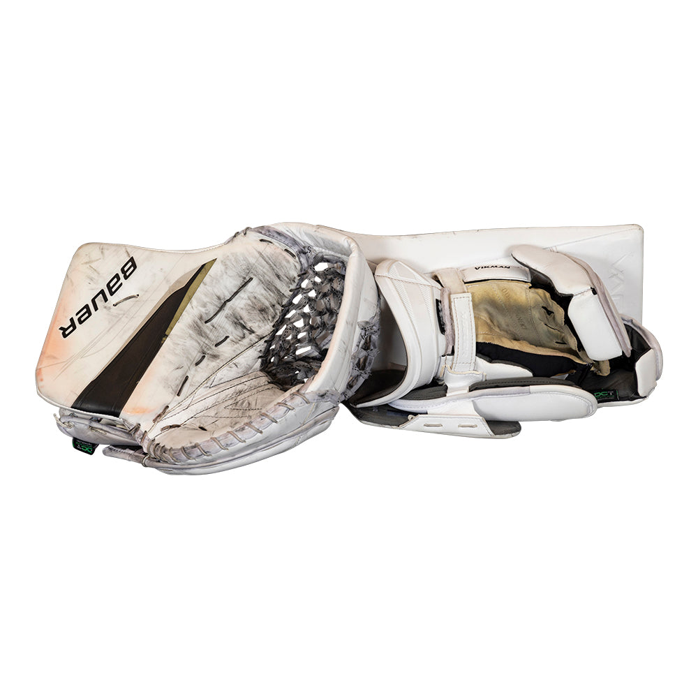 Game-Used: #32 Jesper Vikman Glove and Blocker - 17937 &