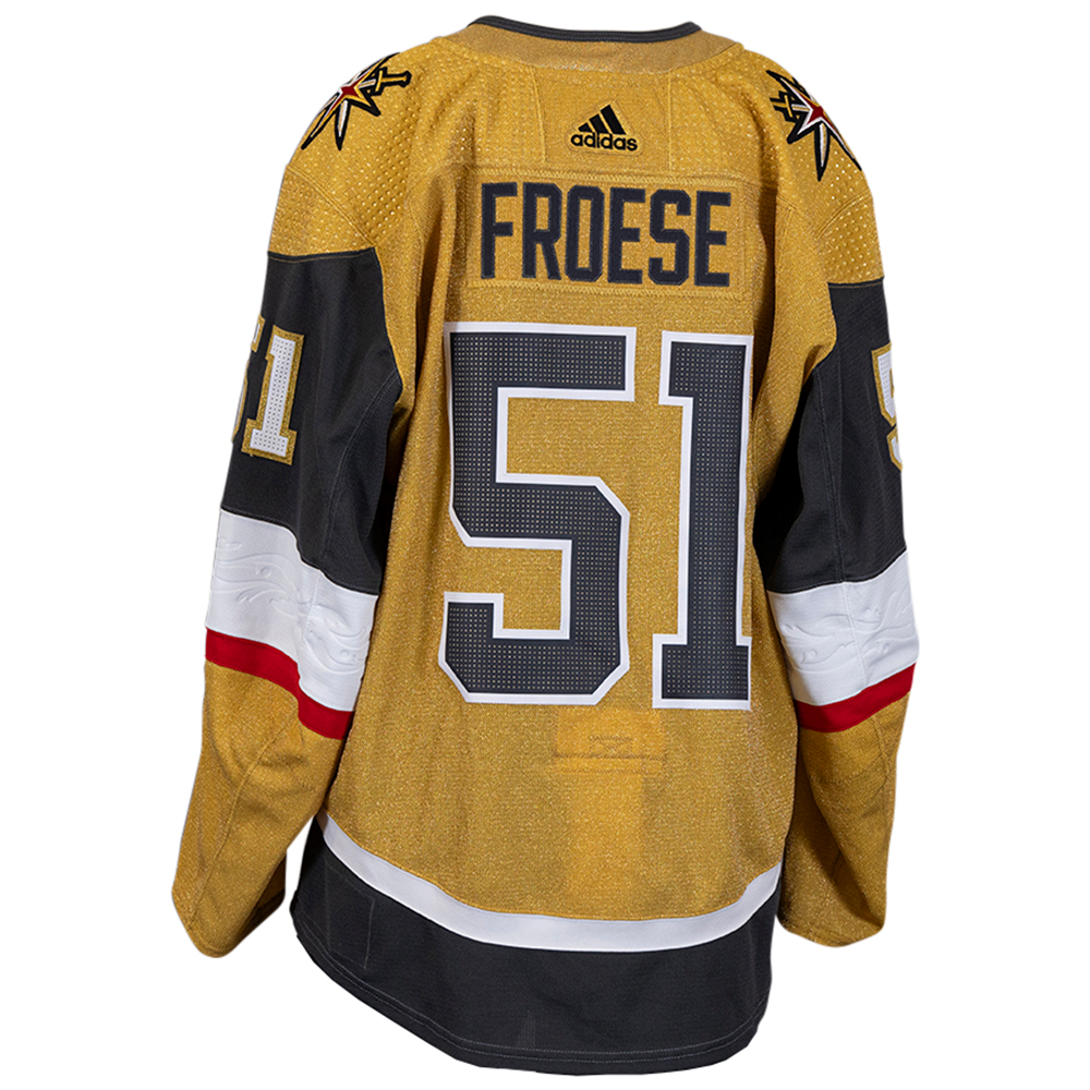 Game-Used #51 Byron Froese Gold Jersey - 15167 - Jersey