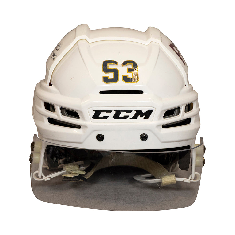 Game-Used: #53 Teddy Blueger 2023 Stanley Cup Finals Helmet