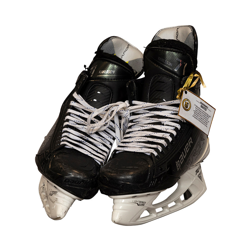 Game-Used: #71 William Karlsson 2024-2025 Skates - 18486