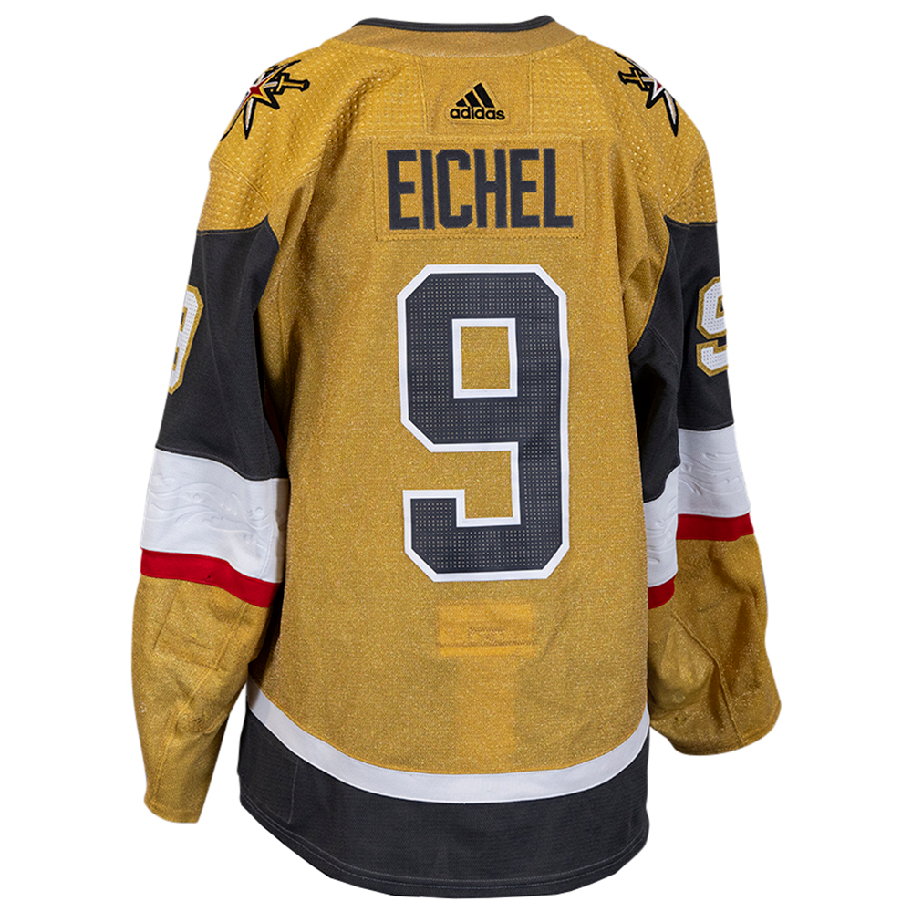 Game-Used #9 Jack Eichel Gold Jersey - 15792 - Jersey