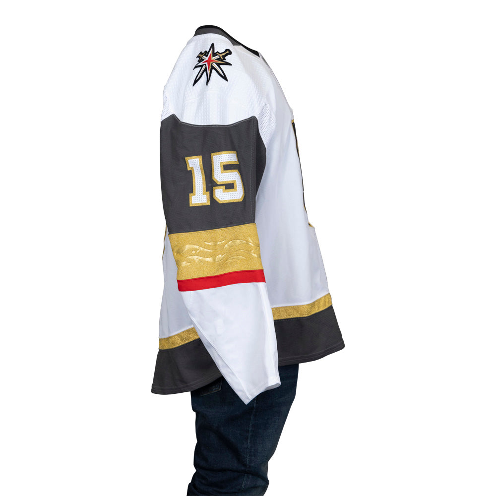 Game-Worn: #15 Jake Leschyshyn 2021-2022 Preseason Set