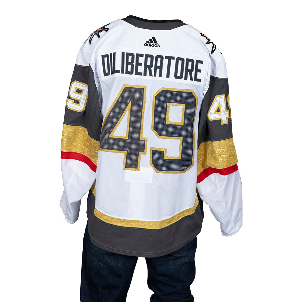 Game-Worn: #49 Peter Diliberatore 2021-2022 Preseason Set