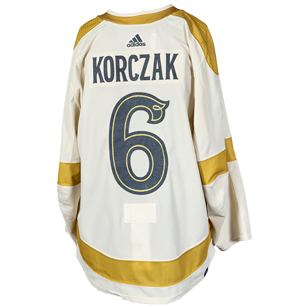 Game-Worn #6 Kaedan Korczak Winter Classic Jersey - 16086