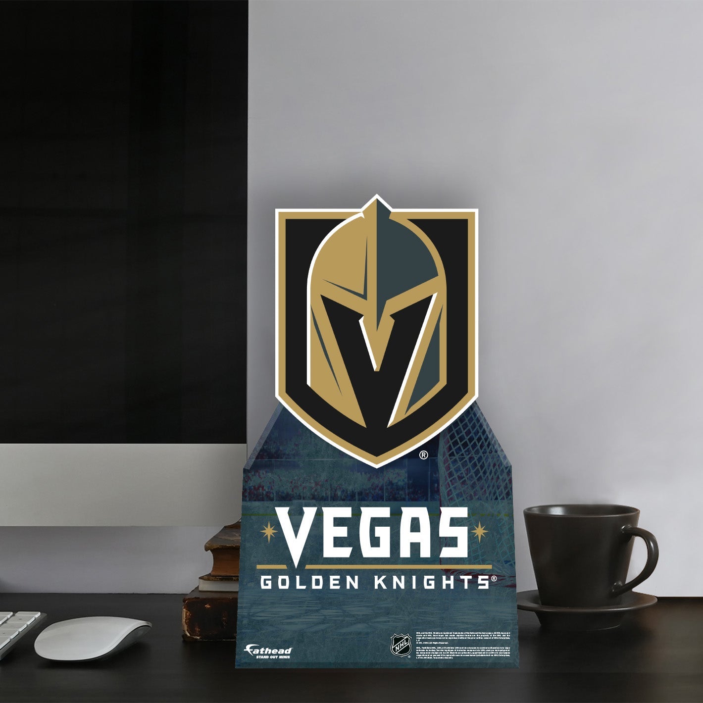 Vegas Golden Knights Logo - Mini Stand Out - Official NHL - Cardstock Cutout