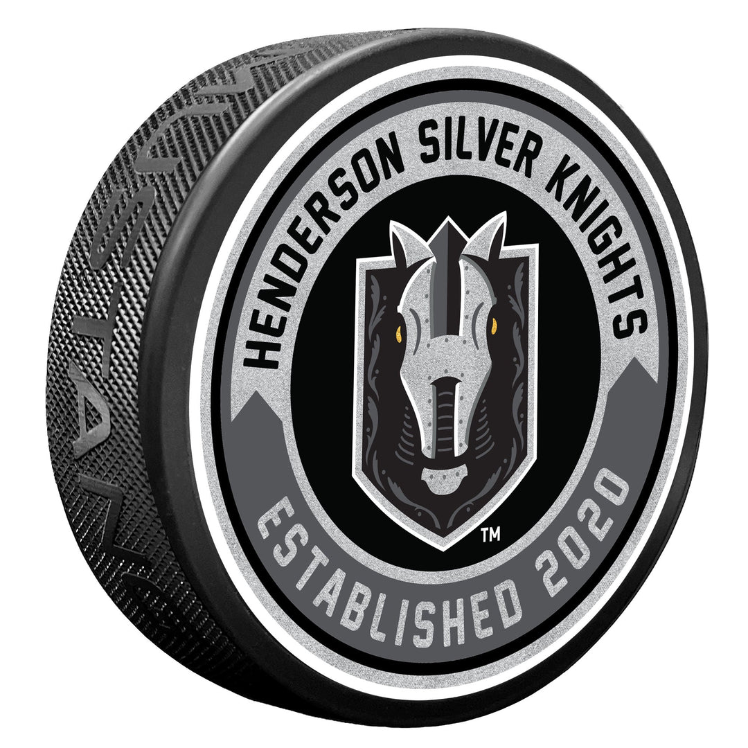 Henderson Silver Knights Arrow Puck - Puck