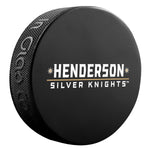 Henderson Silver Knights Wordmark Logo Puck - VegasTeamStore