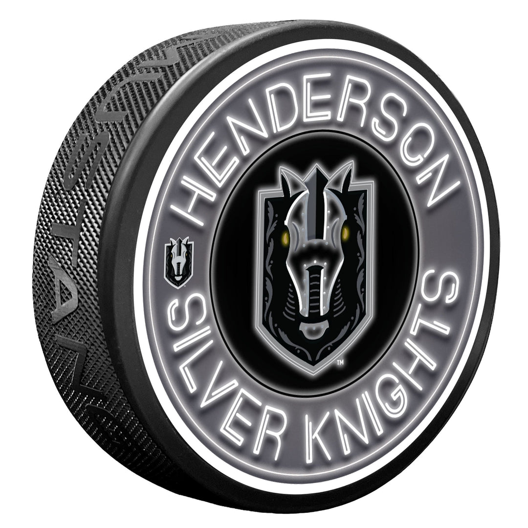 Henderson Silver Knights Neon Puck - Puck