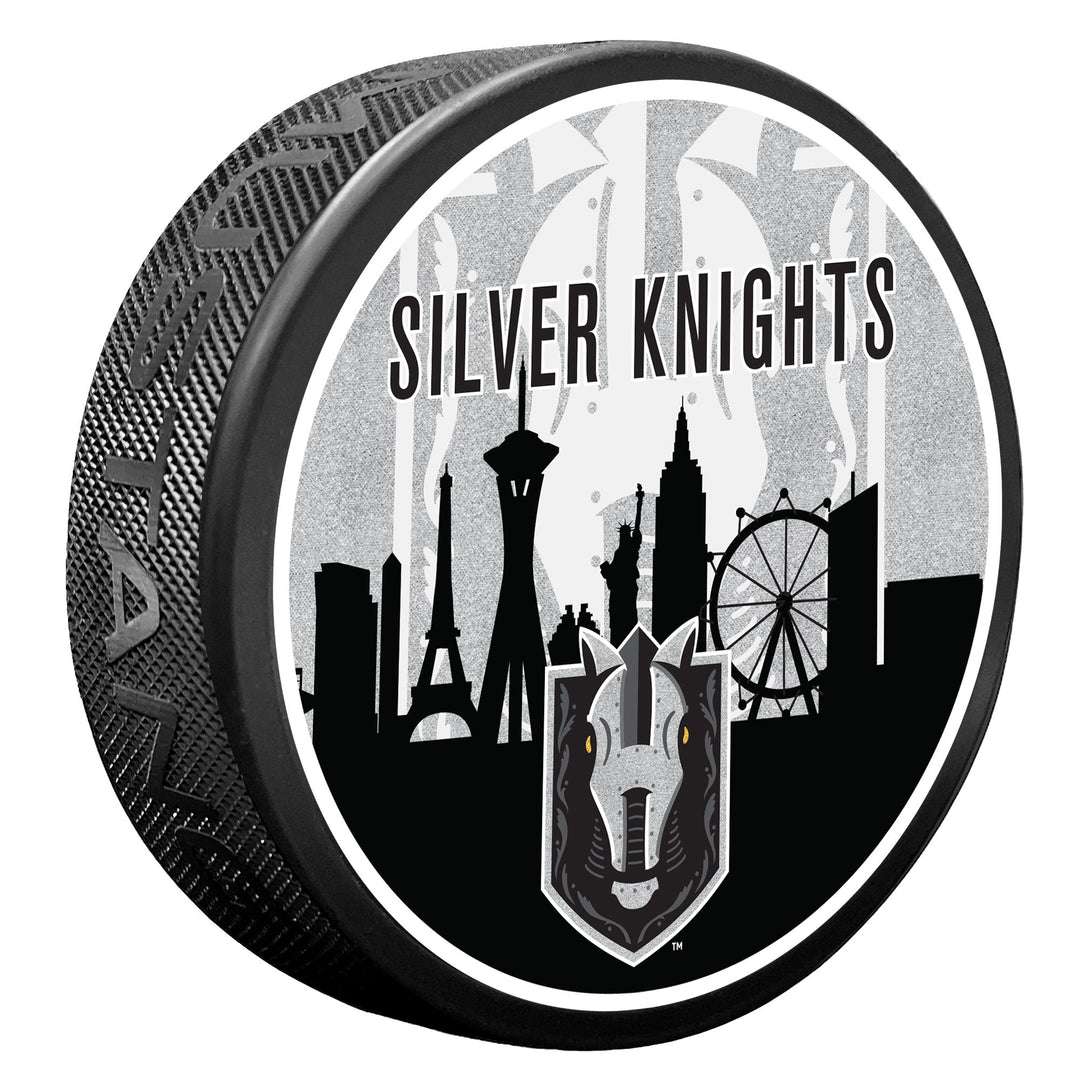 Henderson Silver Knights Skyline Puck - Puck