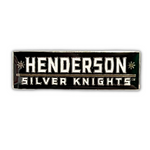 Henderson Silver Knights Wordmark Lapel Pin - BLACK / Each