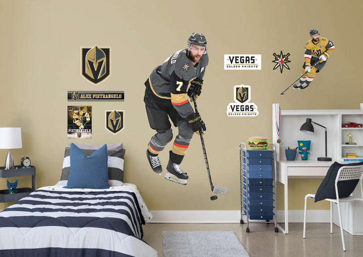 Vegas Golden Knights Removeable Adhesive Alex Pietrangelo Decal