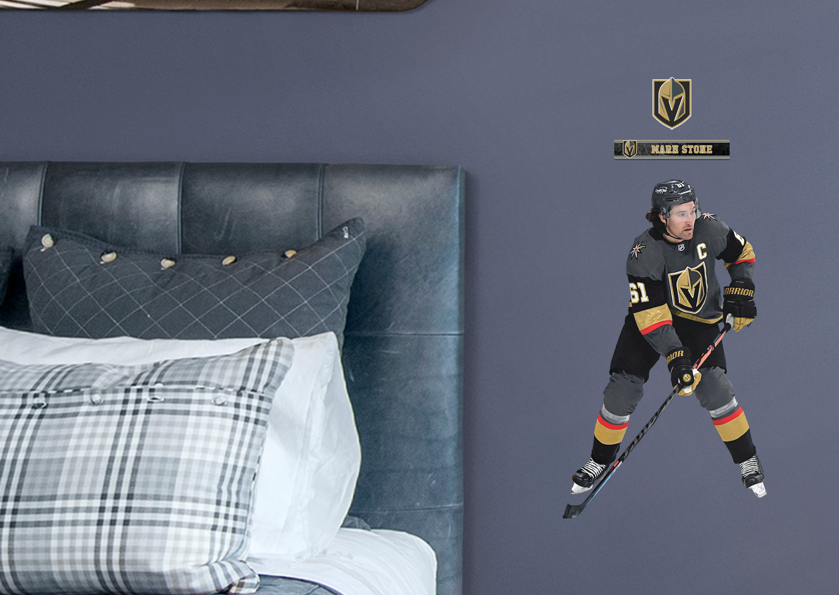 Mark Stone - RealBig Collection - Official NHL - Vegas Golden Knights - Reusable Vinyl Wall Decals