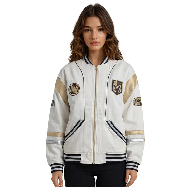 Vegas Golden Knights BSB Full-Zip Denim Jacket – Vegas Team Store
