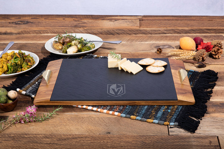 Vegas Golden Knights - Covina Acacia and Slate Serving Tray