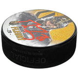 Marc-Andre Fleury Autographed Vegas Golden Knights Glitter Puck IGM COA Signed