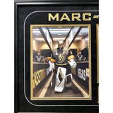 Marc-Andre Fleury Signed 8x Photo Collage Vegas Golden Knights Framed COA VGK 2