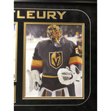 Marc-Andre Fleury Signed 8x Photo Collage Vegas Golden Knights Framed COA VGK 2