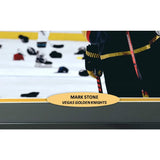Vegas Golden Knights Mark Stone Autographed Framed Photo Inscribed "1st Career Hat Trick"