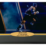 Mark Stone Autographed Framed Vegas Knights 16x20 Photo Inscribed "Knight Time" #D/11 COA
