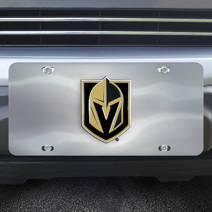 Vegas Golden Knights Stainless Steel License Plate Tag