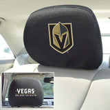 Vegas Golden Knights Pair of Premium Embroidered Auto Head Rest Covers