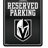 Vegas Golden Knights Metal 8.5 x 11 Parking Novelty Wall Sign