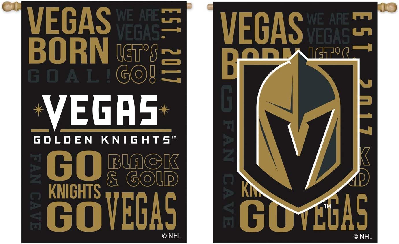 Vegas Golden Knights Premium 28 x 44 Double Sided Banner Flag