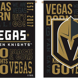 Vegas Golden Knights Premium 28 x 44 Double Sided Banner Flag