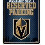 Vegas Golden Knights 8.5 x 11 Metal Parking Sign