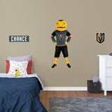 Chance Mascot - RealBig Collection - Official NHL - Vegas Golden Knights - Reusable Vinyl Wall Decals
