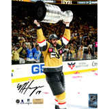 Vegas Golden Knights Nicolas Hague Autographed Stanley Cup Photo