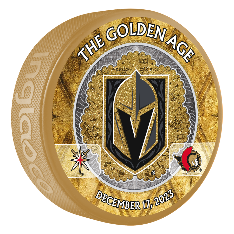 OTT vs. VGK Match-up Puck - 12/17/2023 - Puck