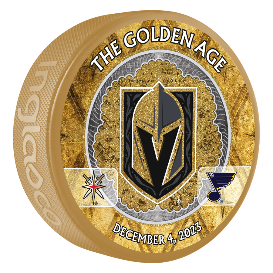 STL vs. VGK Match-Up Puck - 12/4/2023 - Puck