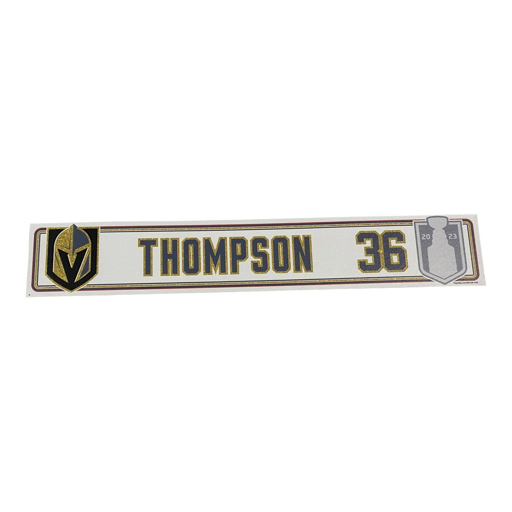 Thompson Stanley Cup Final Locker Home Nameplate - SC026