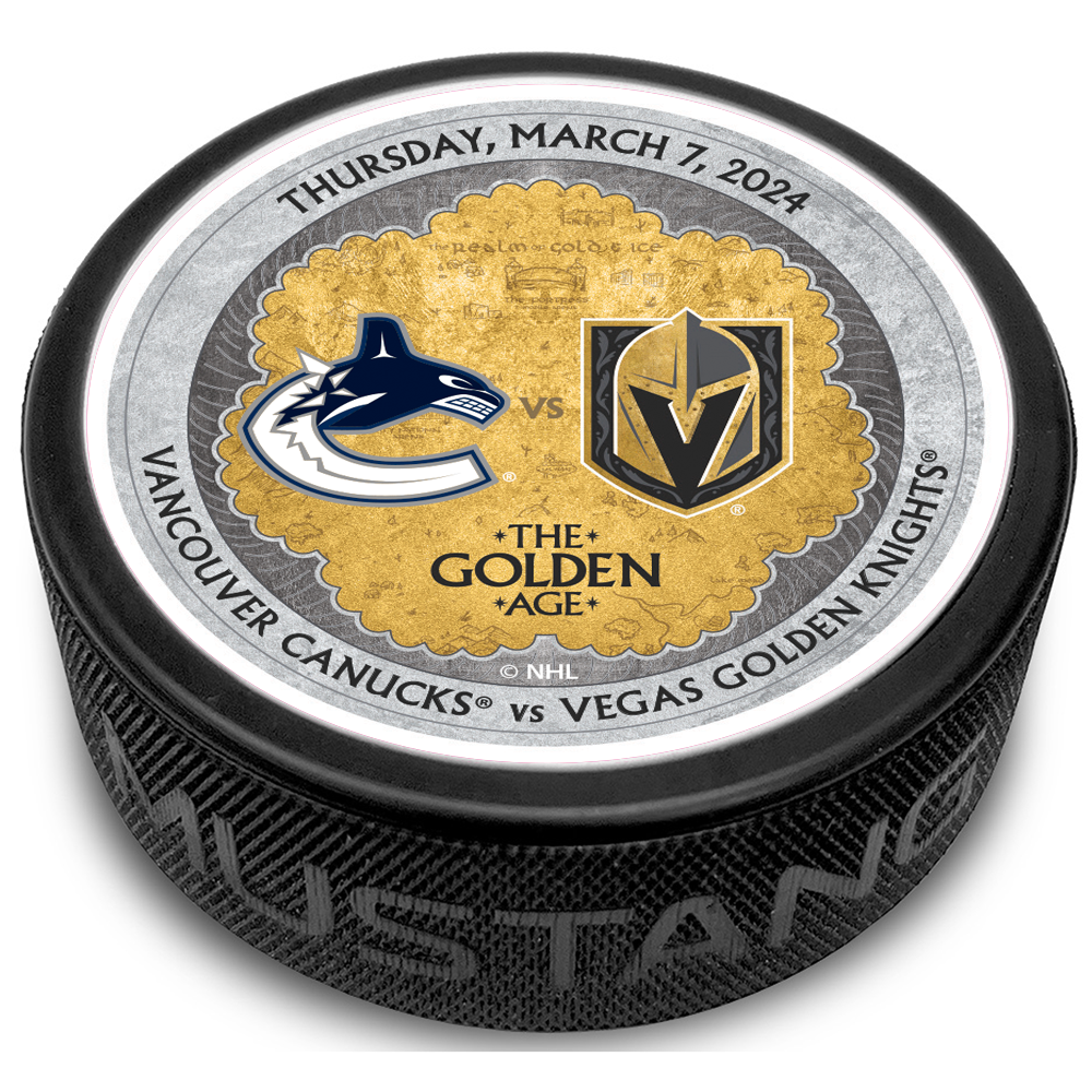 VAN vs. VGK Gameday Puck 3/7/2024 - Puck