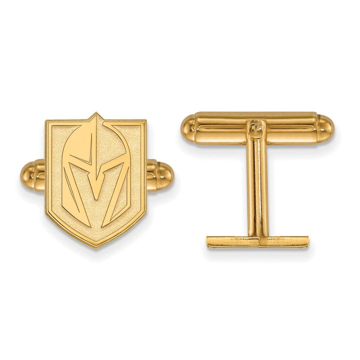 Vegas Golden Knights 14k Yellow Gold Plated Cuff Links